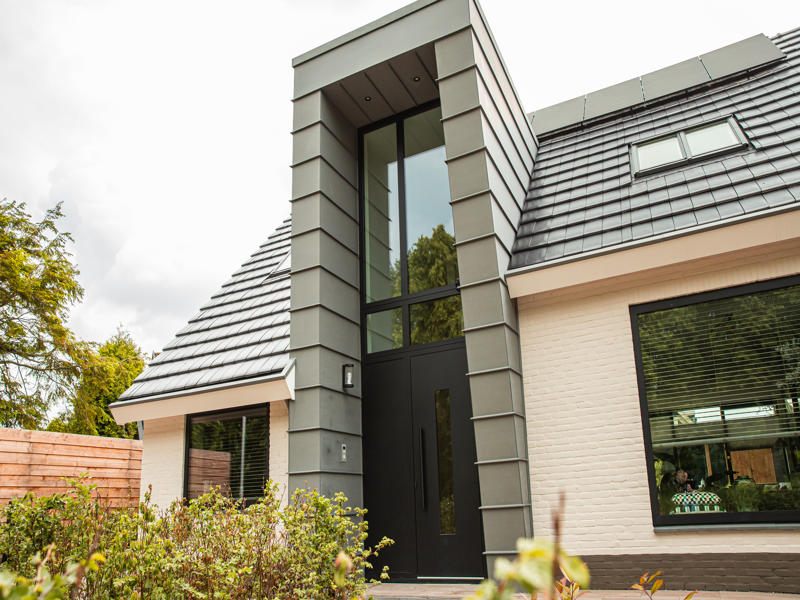 Aluminium bij nieuwbouwwoning Stiens