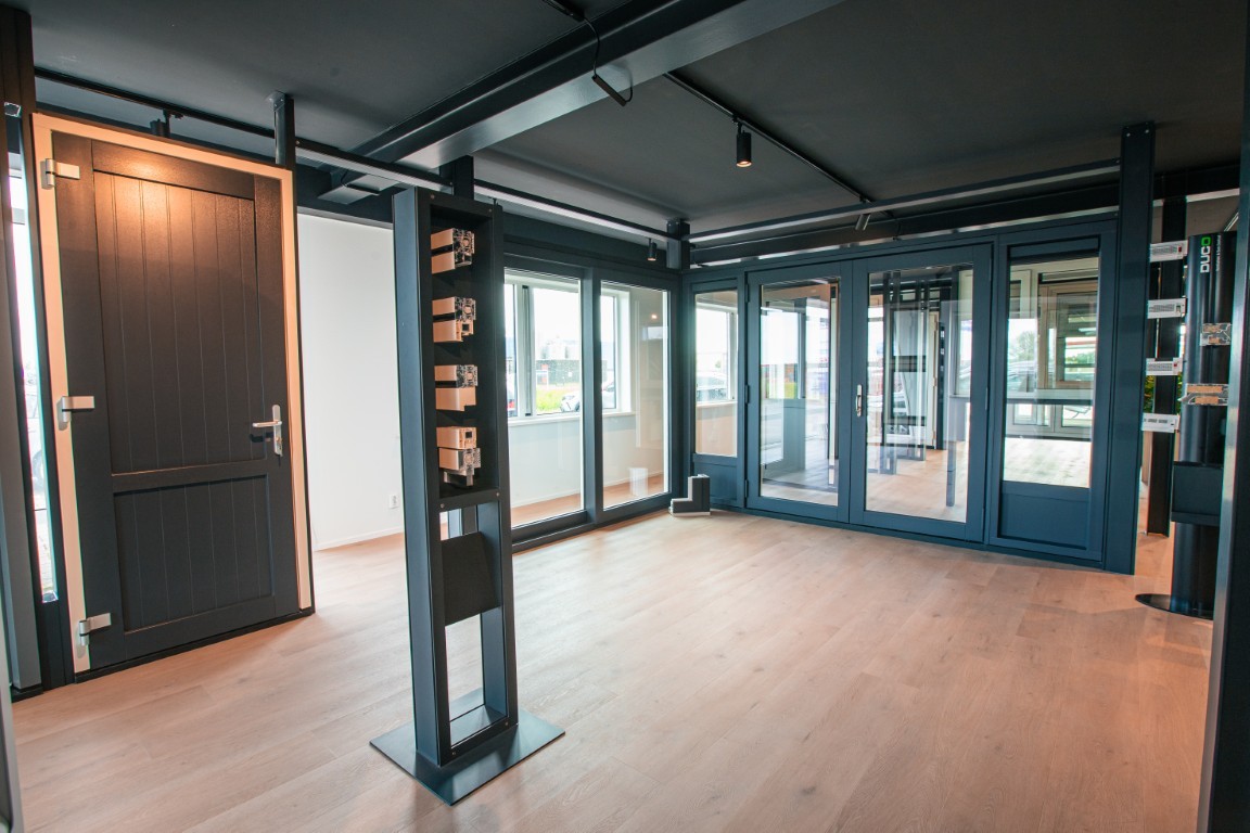 Kunststof en aluminium kozijnen showroom Leeuwarden