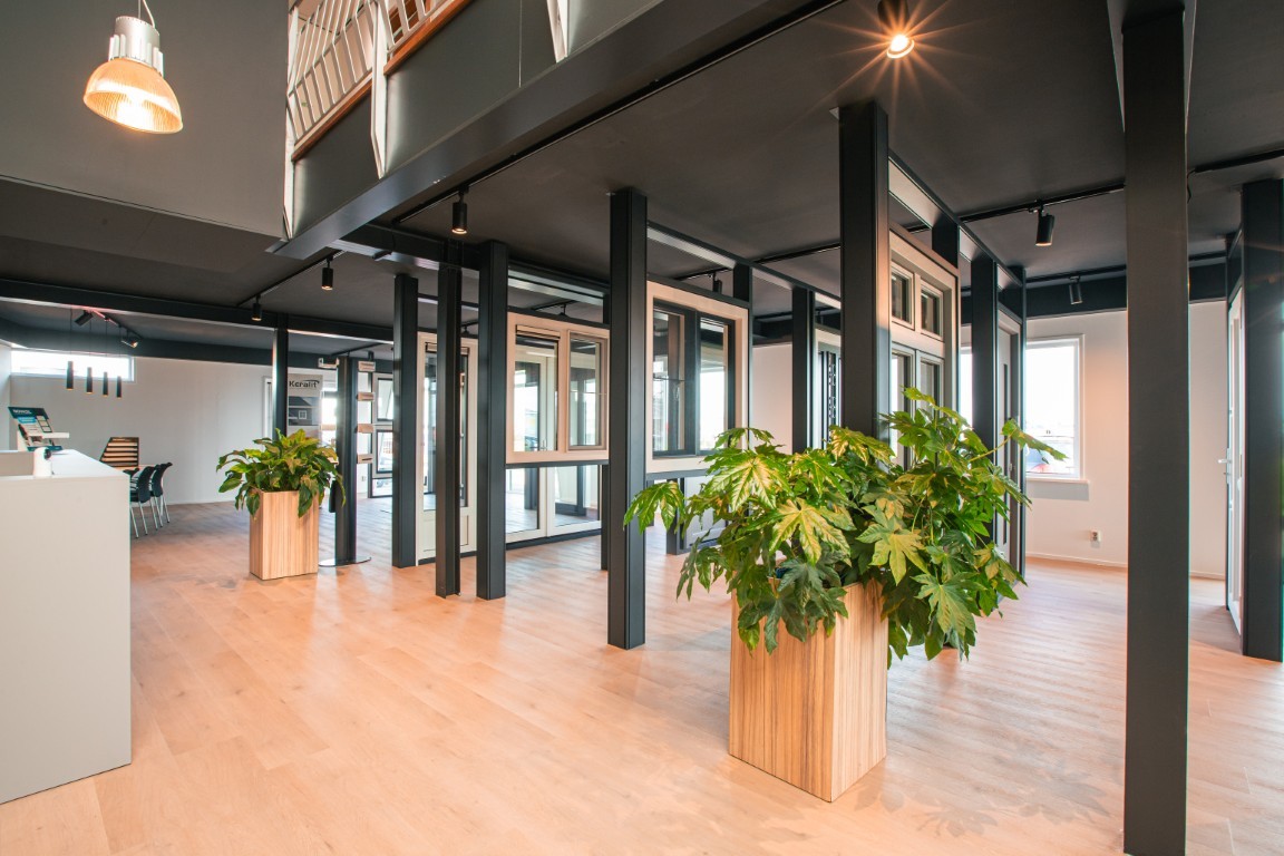 Kunststof en aluminium kozijnen showroom Leeuwarden